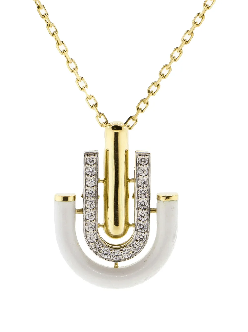 David Webb 18k yellow gold Unity diamond necklace | dorado | Image 1