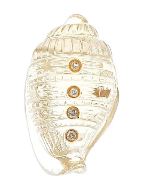 Dezso pendentif en or rose 18ct à diamants