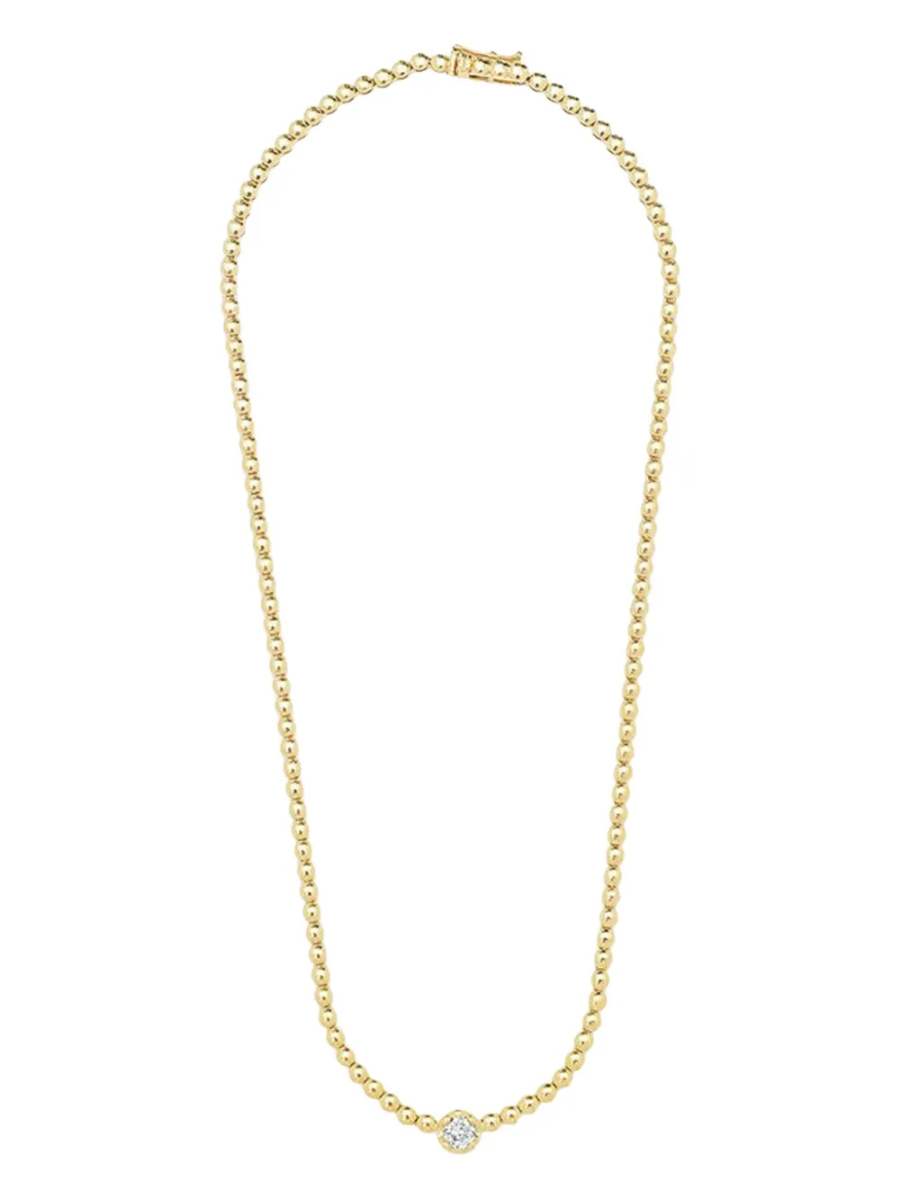 Jennifer Meyer Tennis ダイヤモンド ネックレス 18Kイエローゴールド - ゴールドトーン Jennifer Meyer Tennis ダイヤモンド ネックレス 18Kイエローゴールド - ゴールドトーン