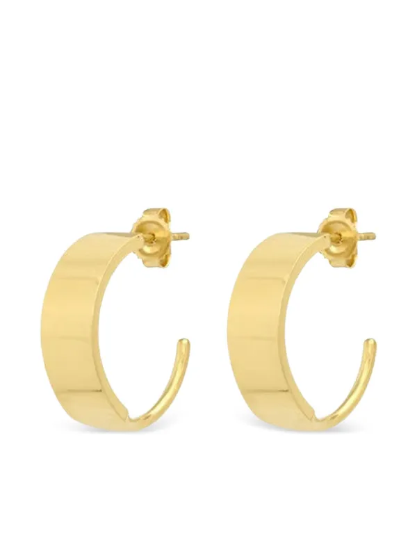 Jennifer Meyer 18K Yellow Gold Ellen Hoop Earrings