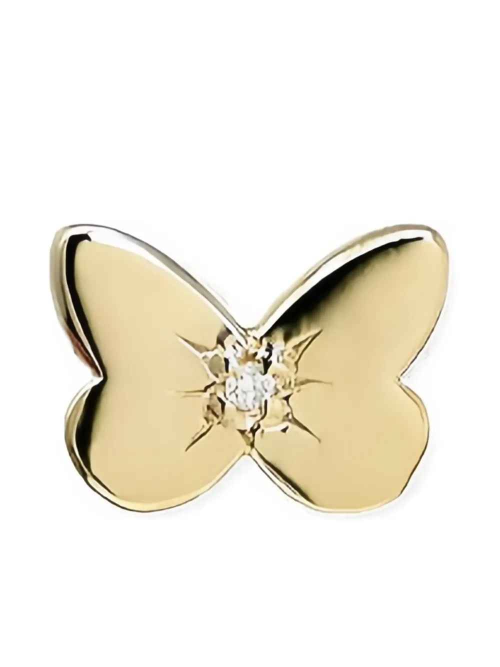 Anzie Orecchini Gold Diamond Butterfly - Oro