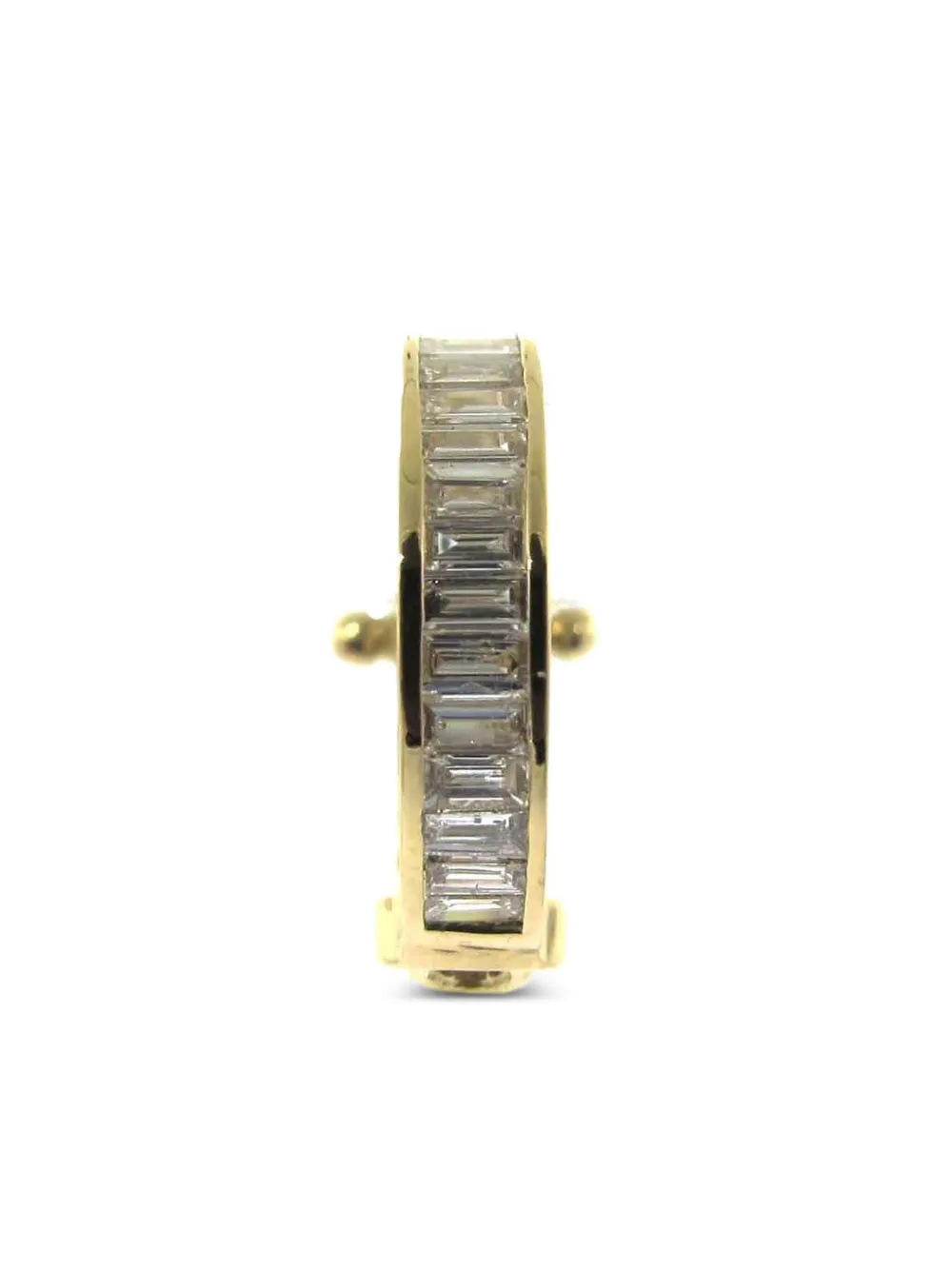 Loree Rodkin 14k Yellow Gold Diamond Baguette Earcuff