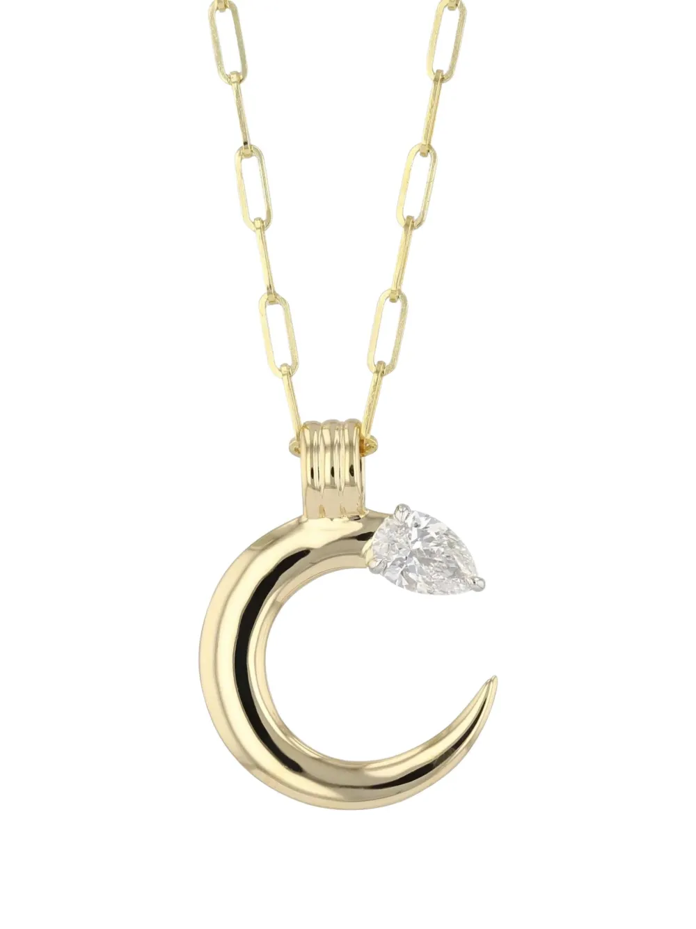 Phillips House 18kt Yellow Gold Crescent Diamond Necklace