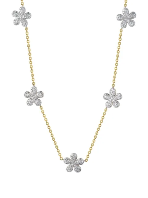 PHILLIPS HOUSE 18kt yellow gold Forget-Me-Not Diamond necklace