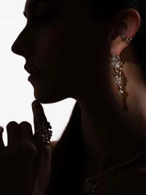 Sara Weinstock 18K yellow gold Lierre diamond ear cuff