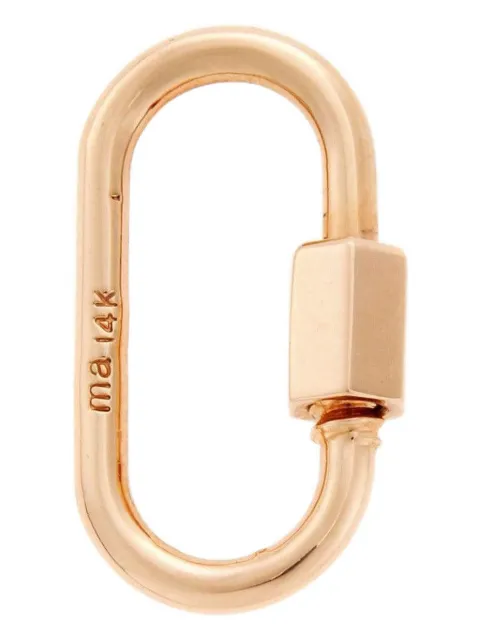 Marla Aaron 14K yellow gold Lock pendant