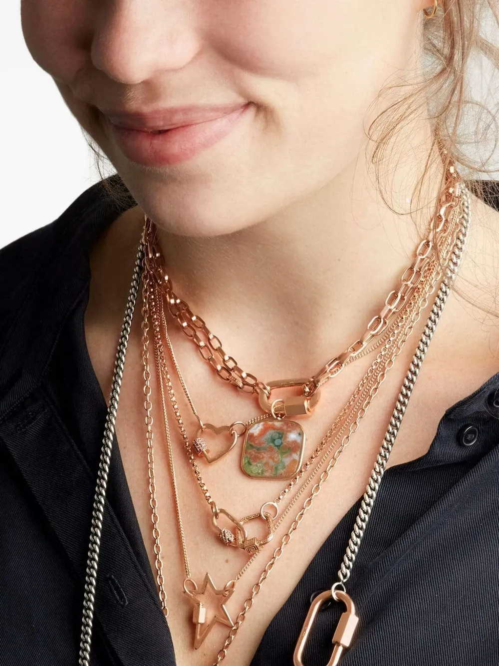 Marla Aaron pendentif en or 14ct Lock | Joaillerie | Image 2