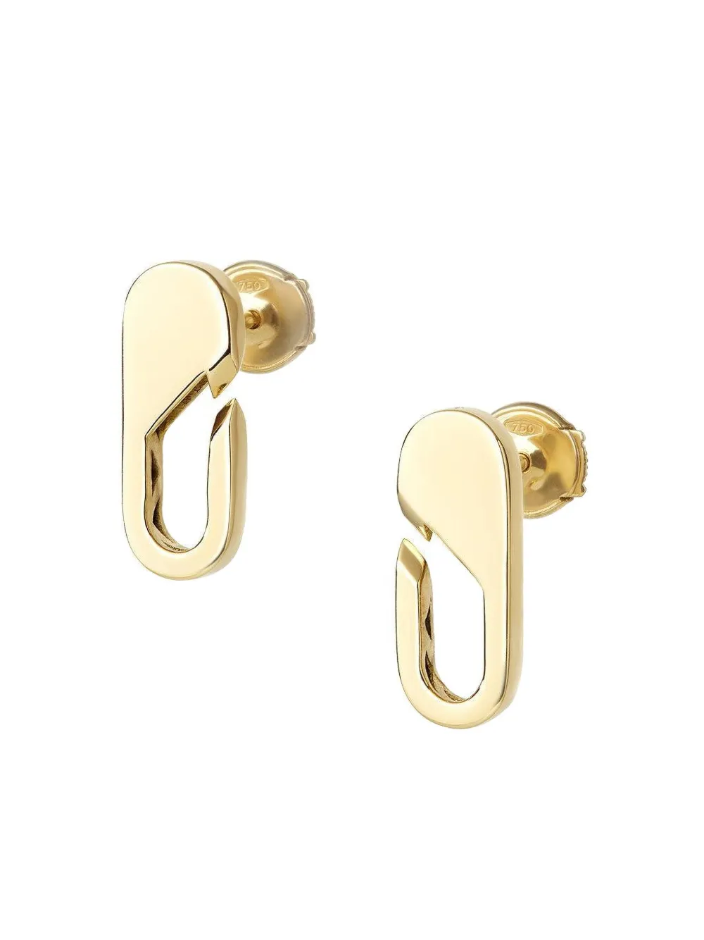 Bizzotto Gioielli 18k Yellow Gold Link Earrings In Gold