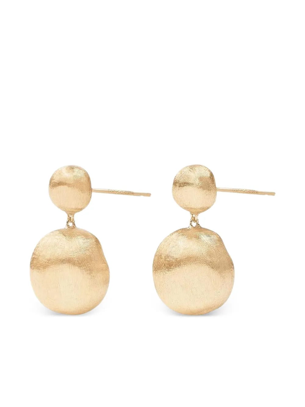 18k Yellow Gold Africa Earrings