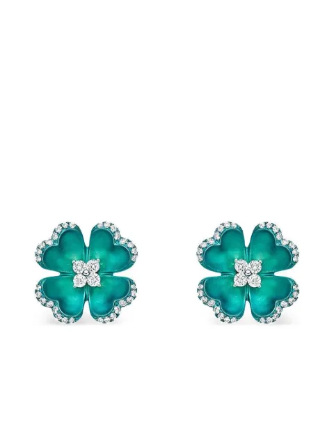 SABOO FINE JEWELS flower-motif earrings