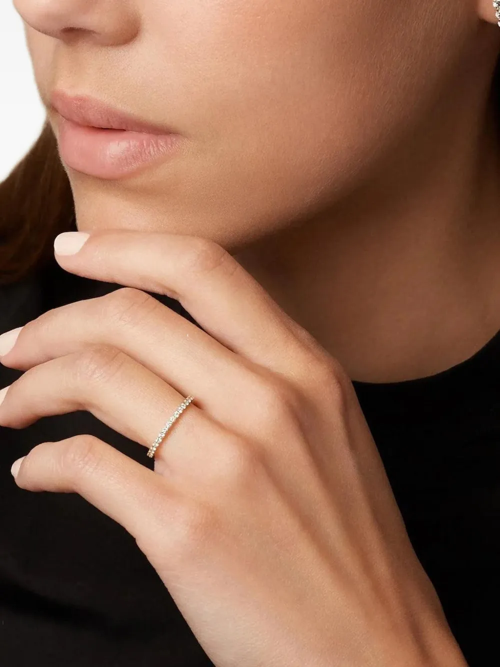  Melissa Kaye Sadie Eternity Band Ring - Silver 