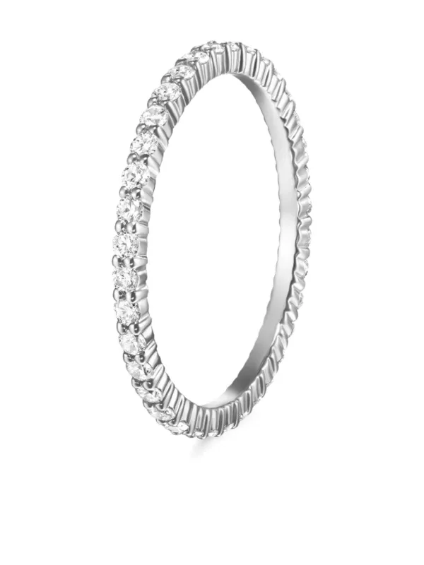 Melissa Kaye Sadie Eternity Band Ring in Silver