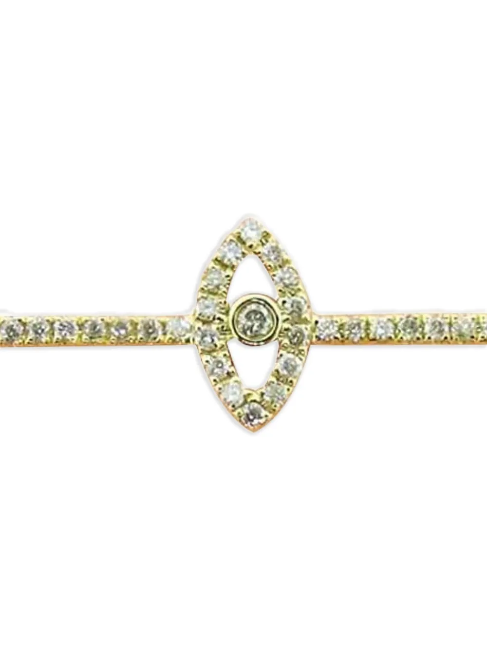 Loree Rodkin 14k Yellow Gold Evil Eye Diamond Bracelet In Gold