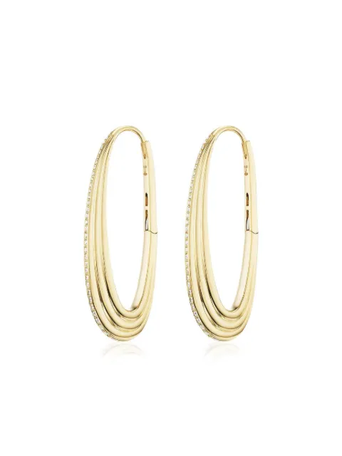 Sorellina arracadas Ziggy en oro con diamante
