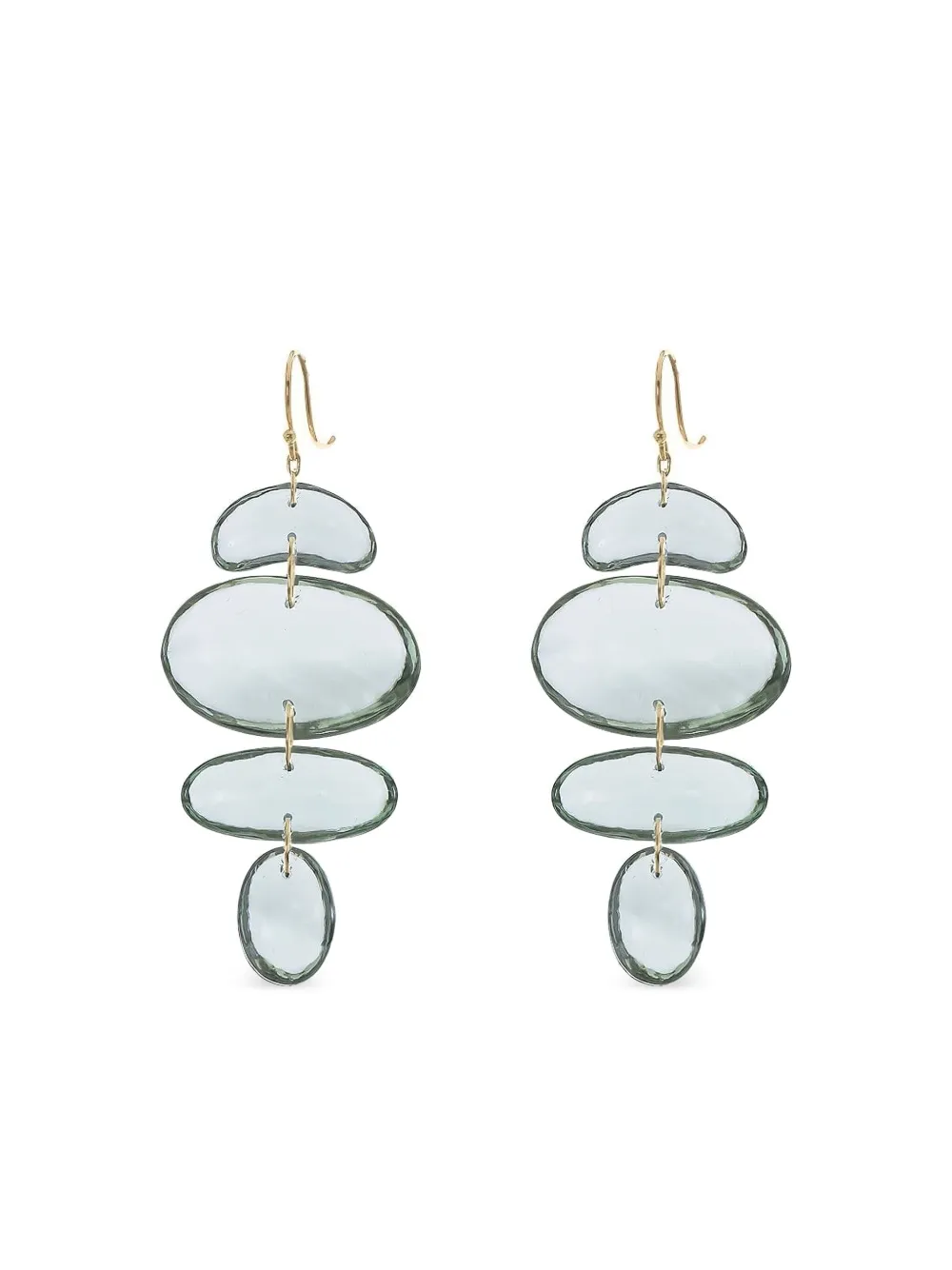 Ten Thousand Things 18kt Yellow Gold Totem Amethyst Earrings In Brown