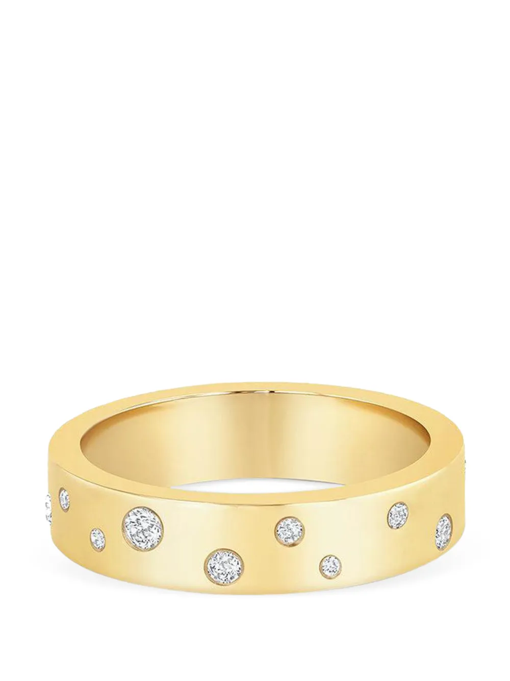 64 Facets Anello Eternity Stardust in oro giallo 18 carati con diamanti