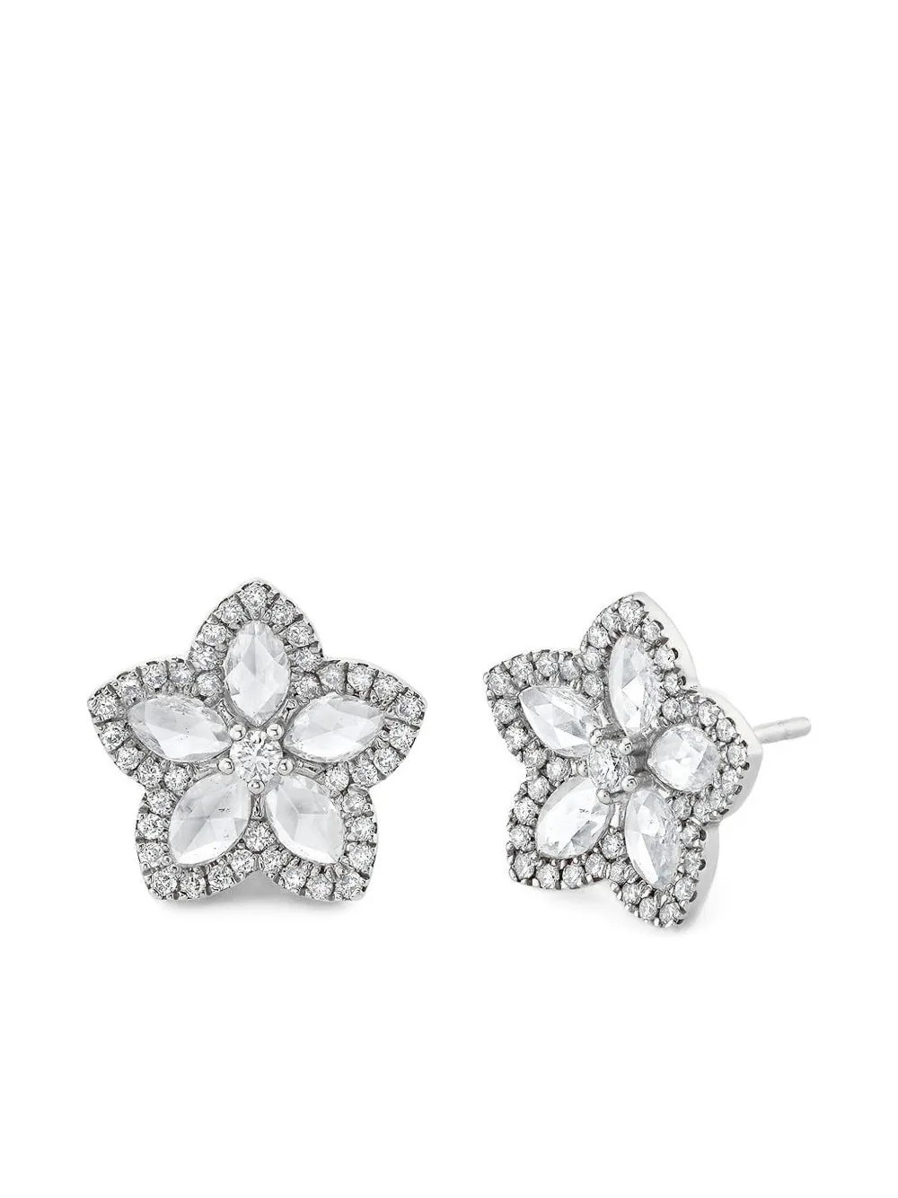 Logan Hollowell aretes Eternal Jardin en oro amarillo de 18kt con diamantes | Image 2