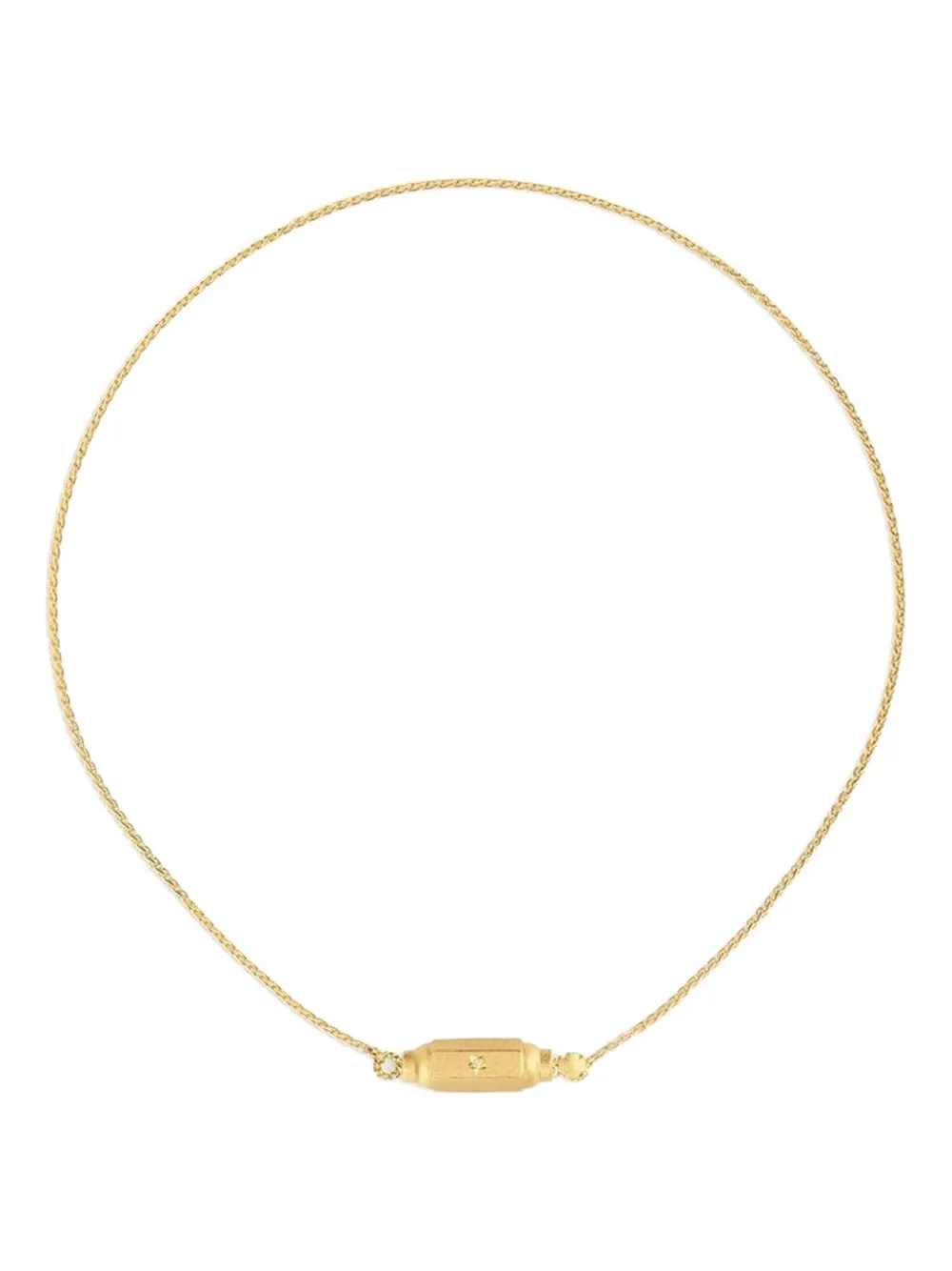 Marie Lichtenberg Micro Coco Locket ダイヤモンド ネックレス 18Kイエローゴールド - ゴールドトーン