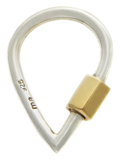 Marla Aaron 14K yellow gold Droplock pendant 