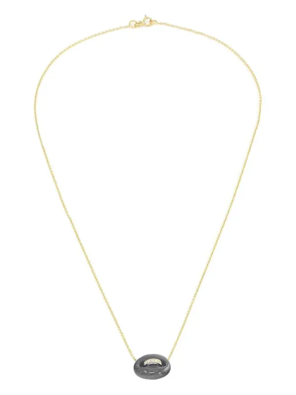 Jenna Blake 18kt Yellow Gold Mariner Onyx Necklace