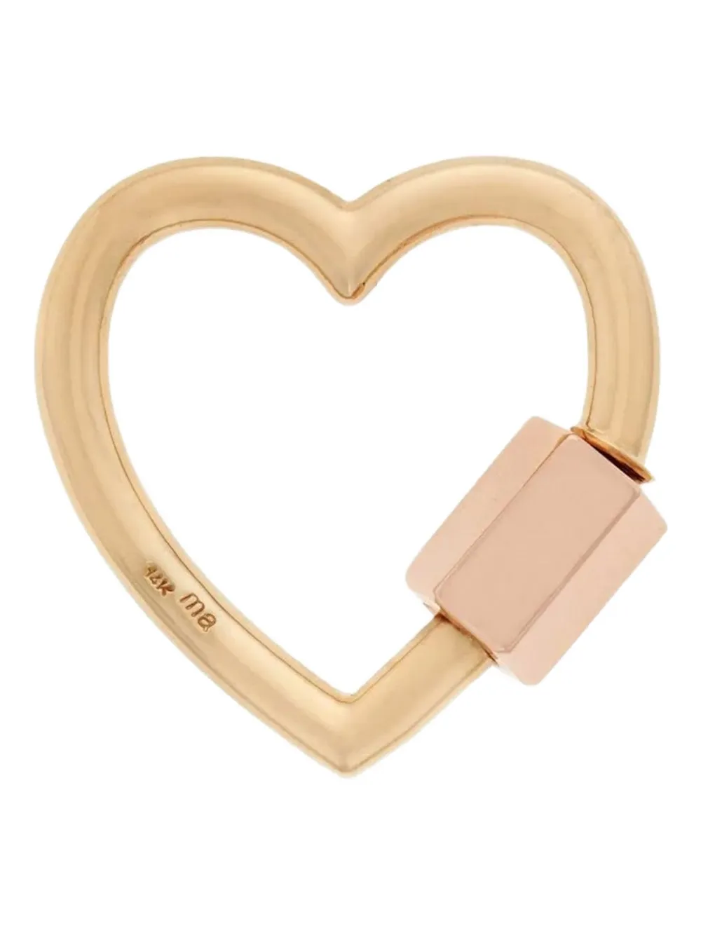 Marla Aaron pendentif en or 14ct Heartlock | Colliers délicats | Image 2