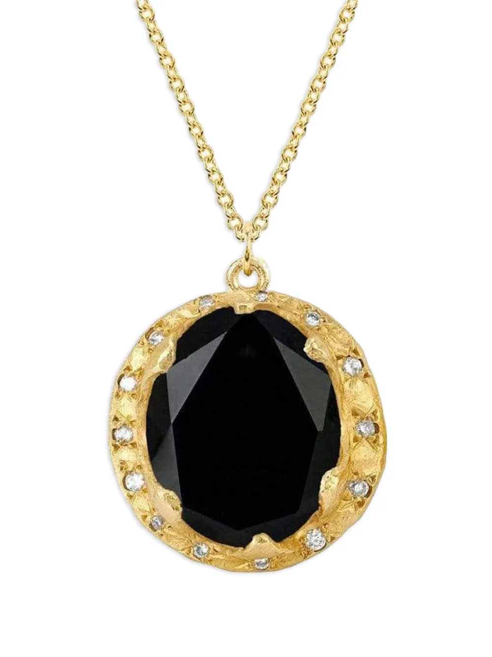 Logan Hollowell collar Queen Onyx en oro amarillo de 14kt | dorado | Image 1