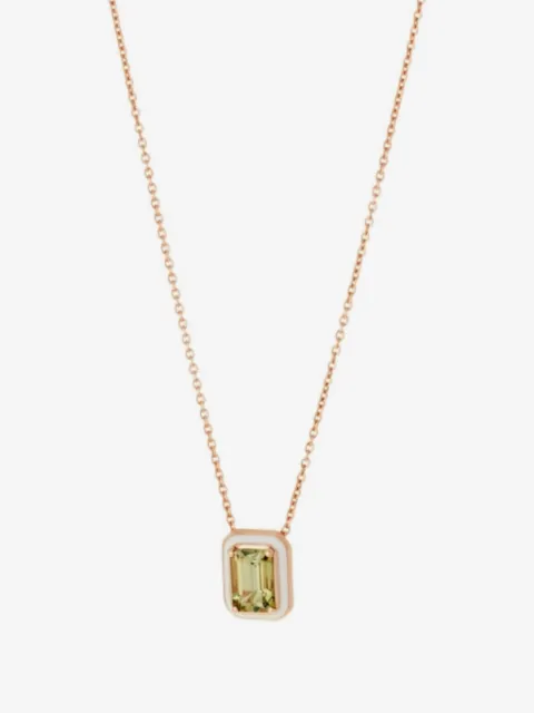 Selim Mouzannar 18kt rose gold Mina Tourmaline necklace