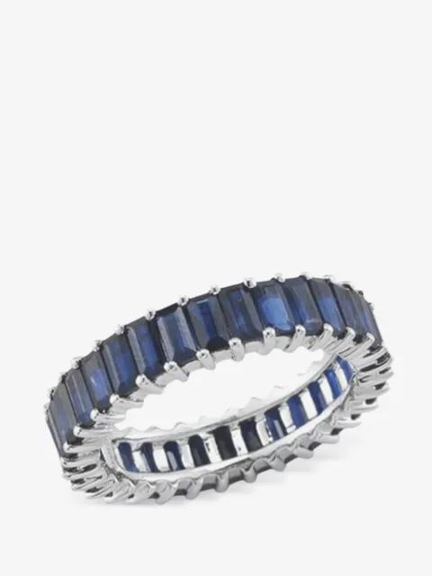 Dana Rebecca Designs 14K white gold Eternity sapphire ring