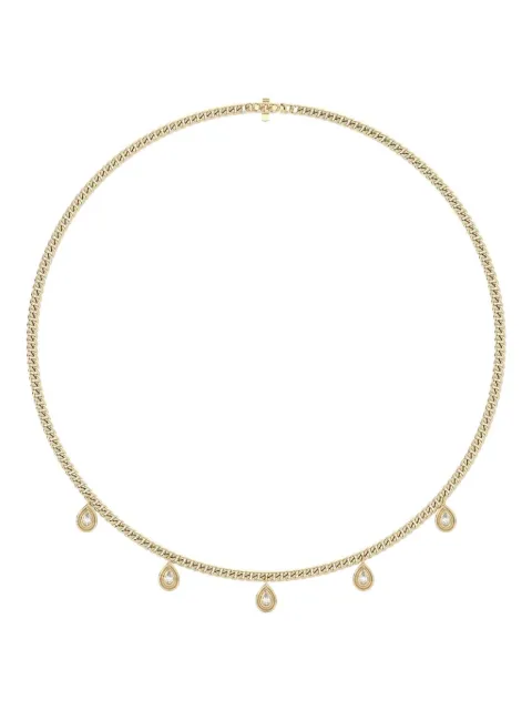 Dana Rebecca Designs collar Nana Bernice en oro amarillo de 14kt con diamantes