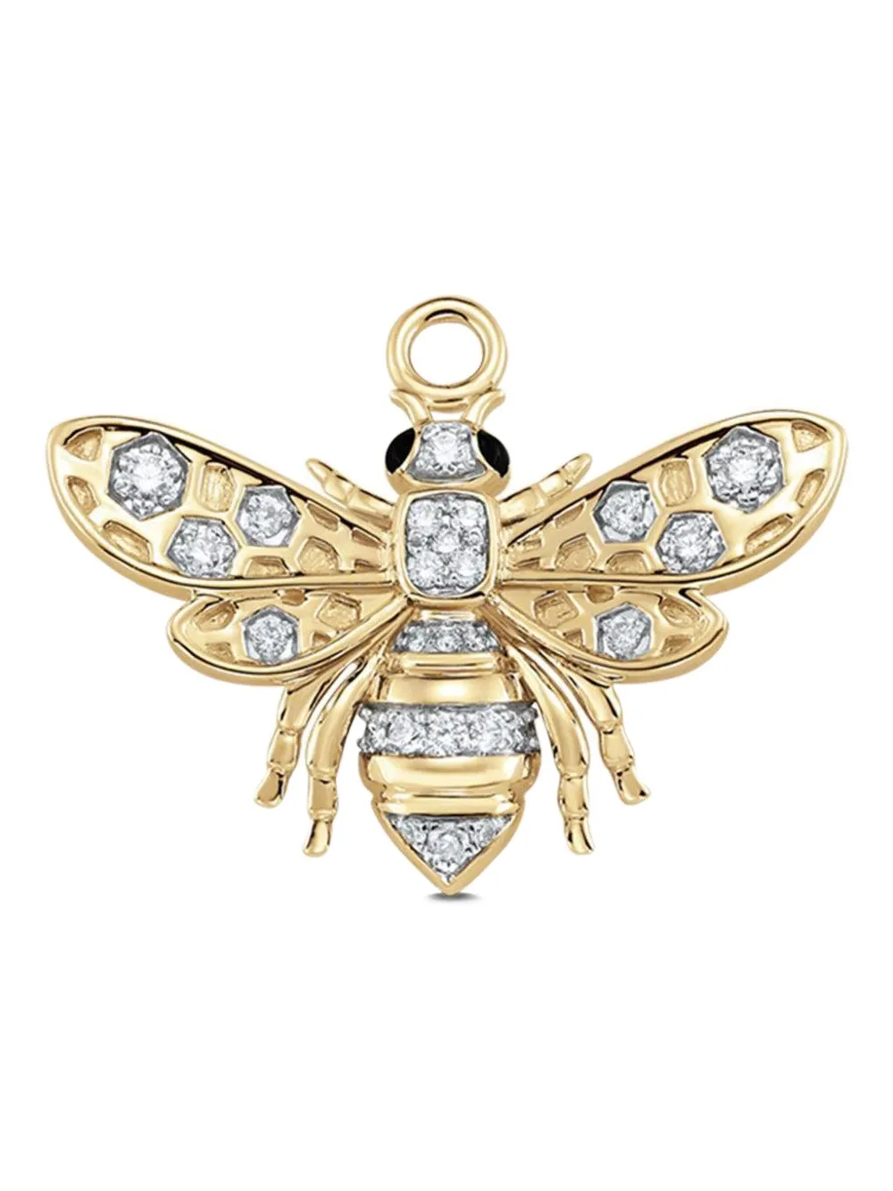 Sara Weinstock Queen Bee ダイヤモンド ネックレス チャーム M 18Kイエローゴールド - ゴールドトーン Sara Weinstock Queen Bee ダイヤモンド ネックレス チャーム M 18Kイエローゴールド - ゴールドトーン