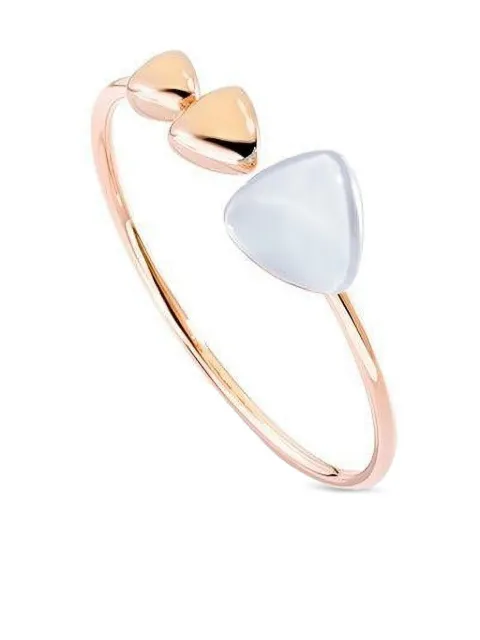 VHERNIER pulsera Rock Crystal en oro rosa de 18kt con madre perla