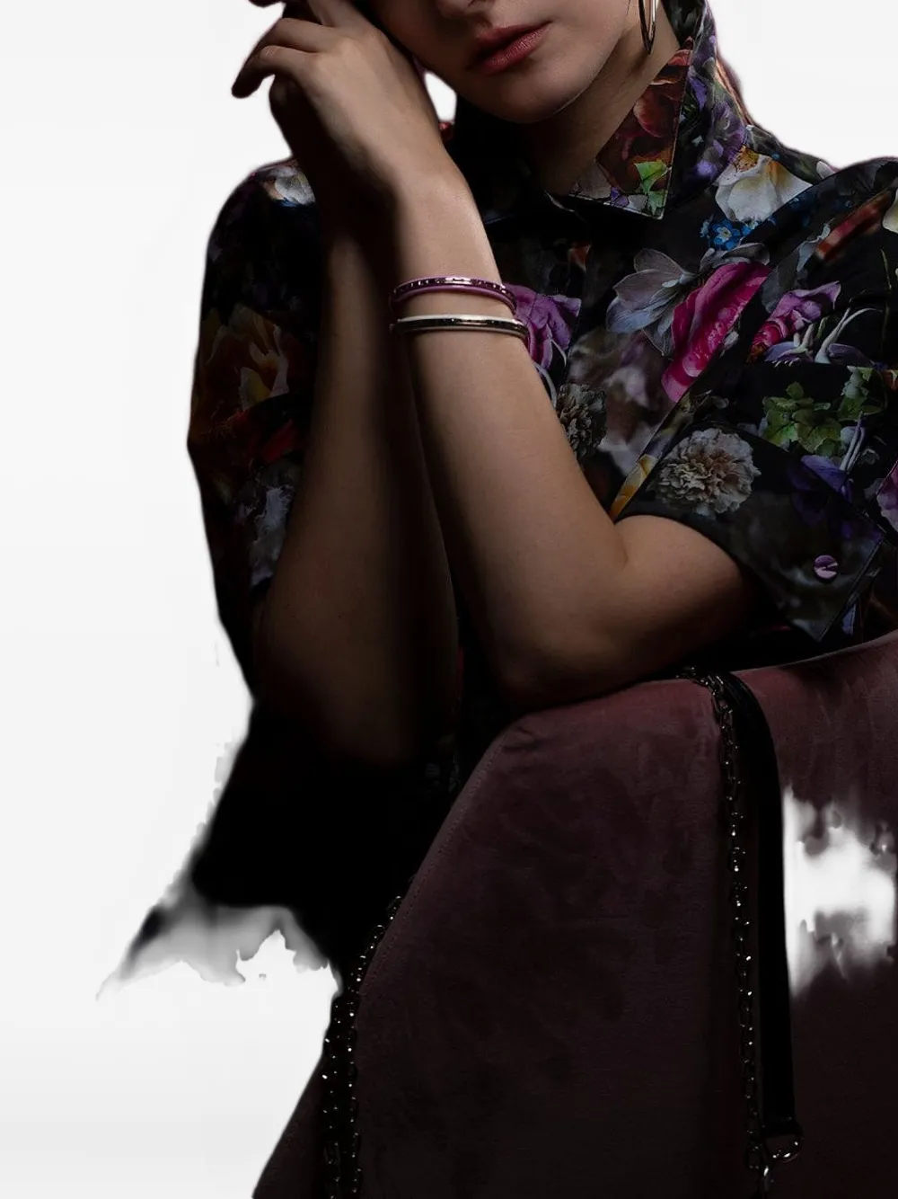 Sidney Garber Orecchini a cerchio in oro bianco 18 carati - Argento