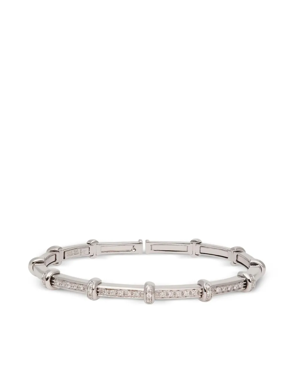 Sidney Garber Spring Diamond Bracelet In White