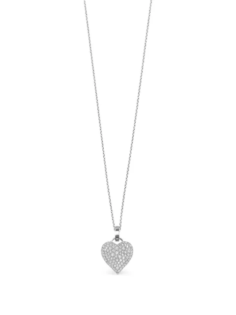 ROBINSON PELHAM collier Fortune Heart en or blanc 14ct à diamant