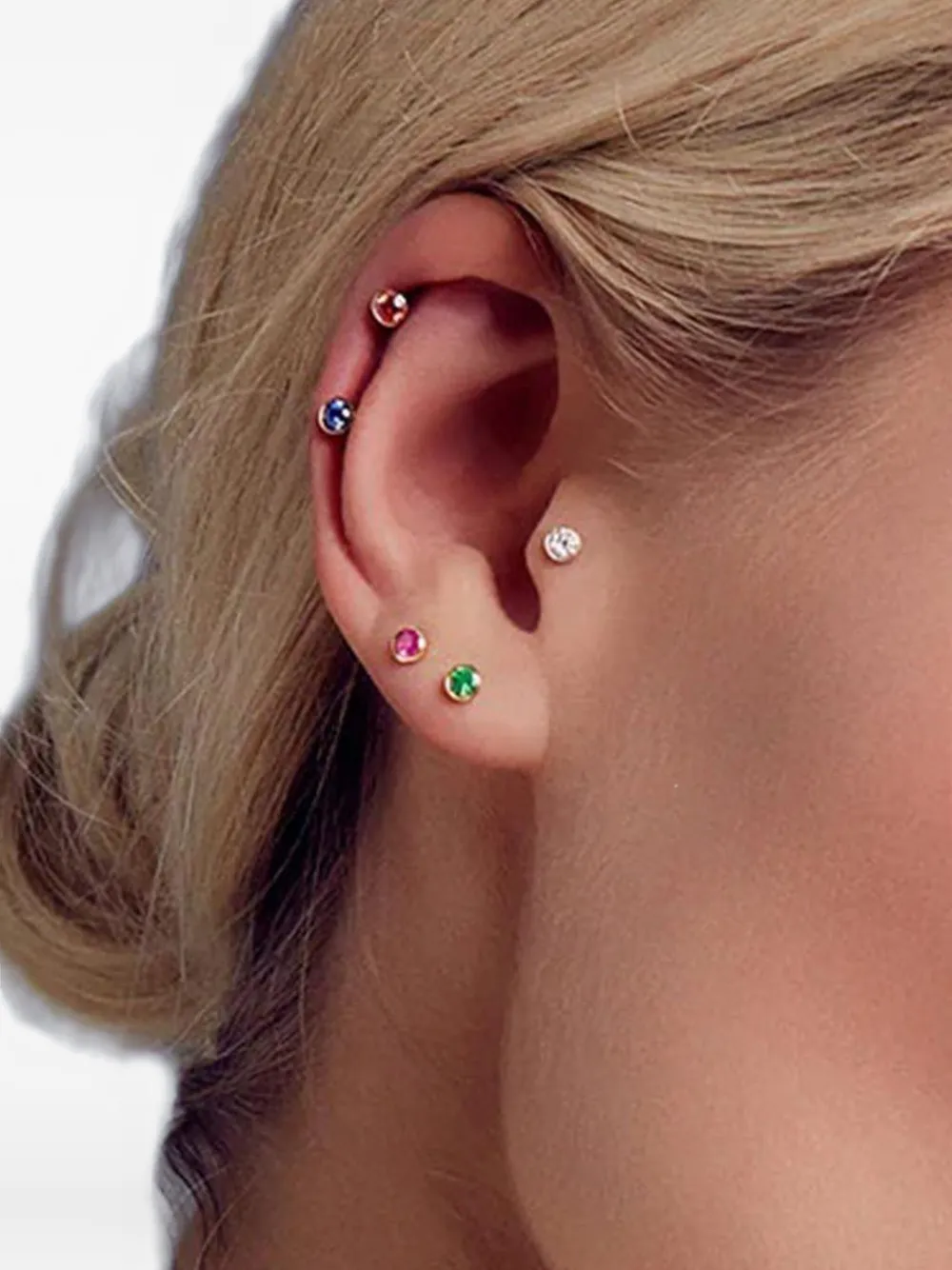 ROBINSON PELHAM boucle d'oreille en or 18ct à saphir Strobe | Image 2