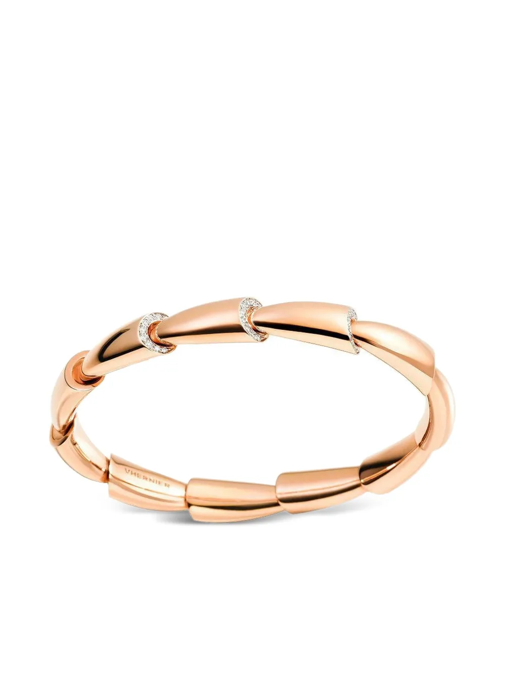 VHERNIER pulsera en oro rosa de 18kt con diamante | rosado | Image 1