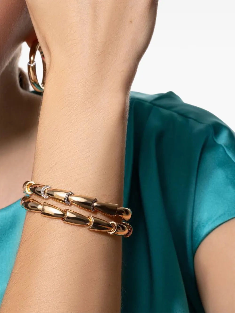 ローズゴールド ダイヤモンド ブレスレット VHERNIER ダイヤモンド ブレスレット 18Kローズゴールド | ピンク