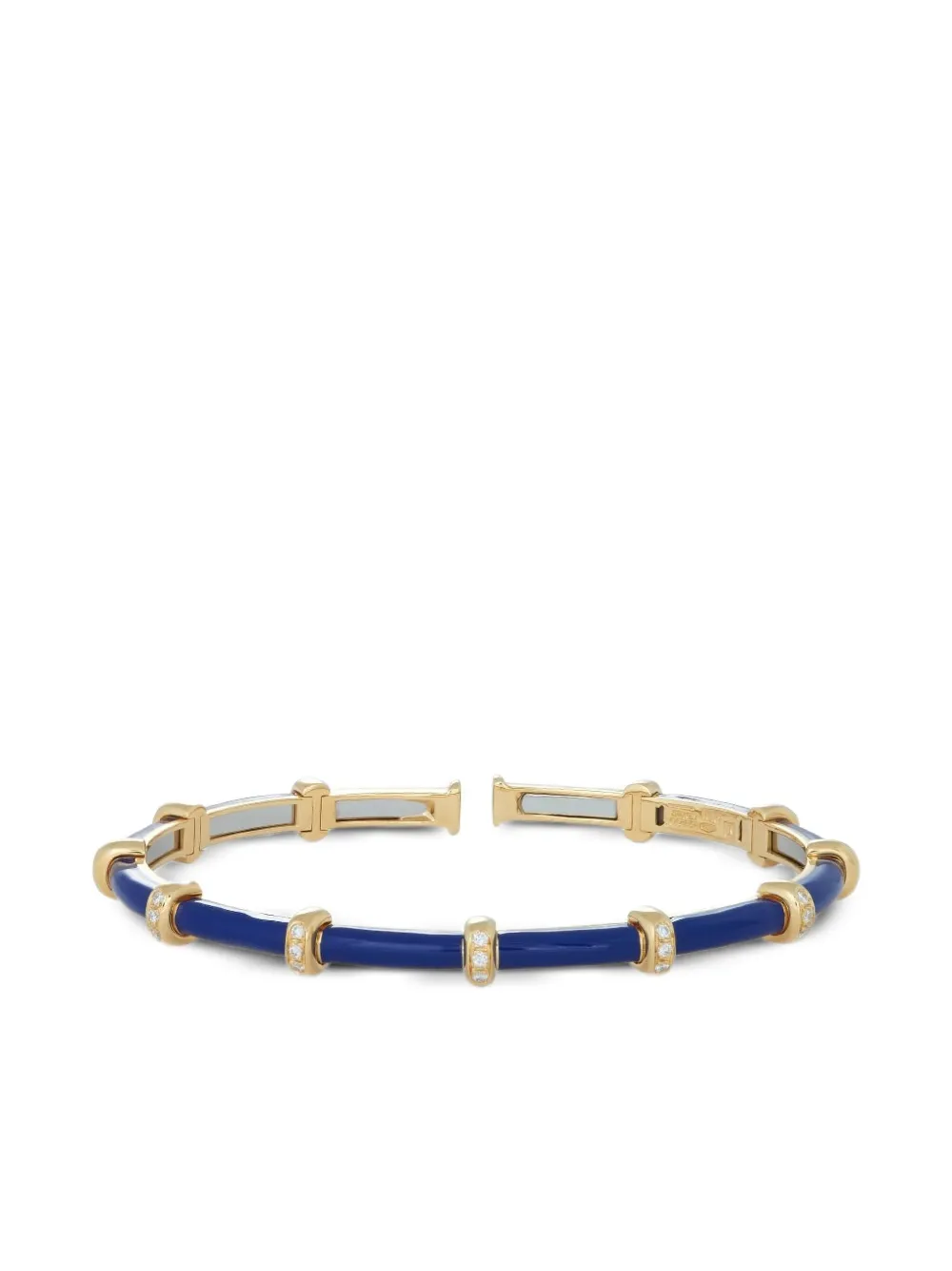 Sidney Garber 18k Yellow Gold Carly Diamond Bracelet In Multi