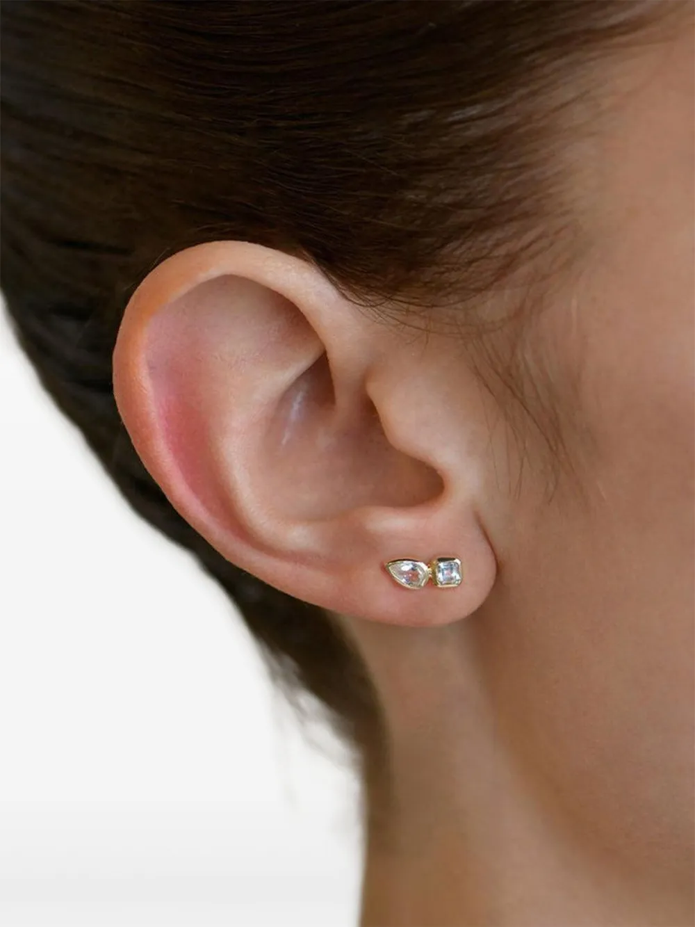 Anzie arete Cléo en oro amarillo de 14kt | Joyas de lujo | Image 2