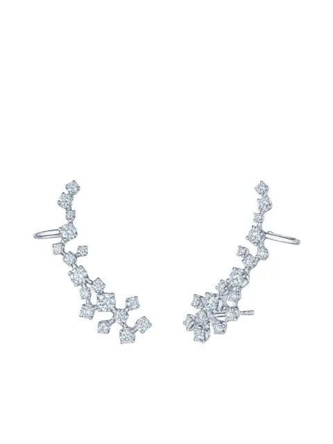 KWIAT 18K white gold diamond Constellation ear climbers