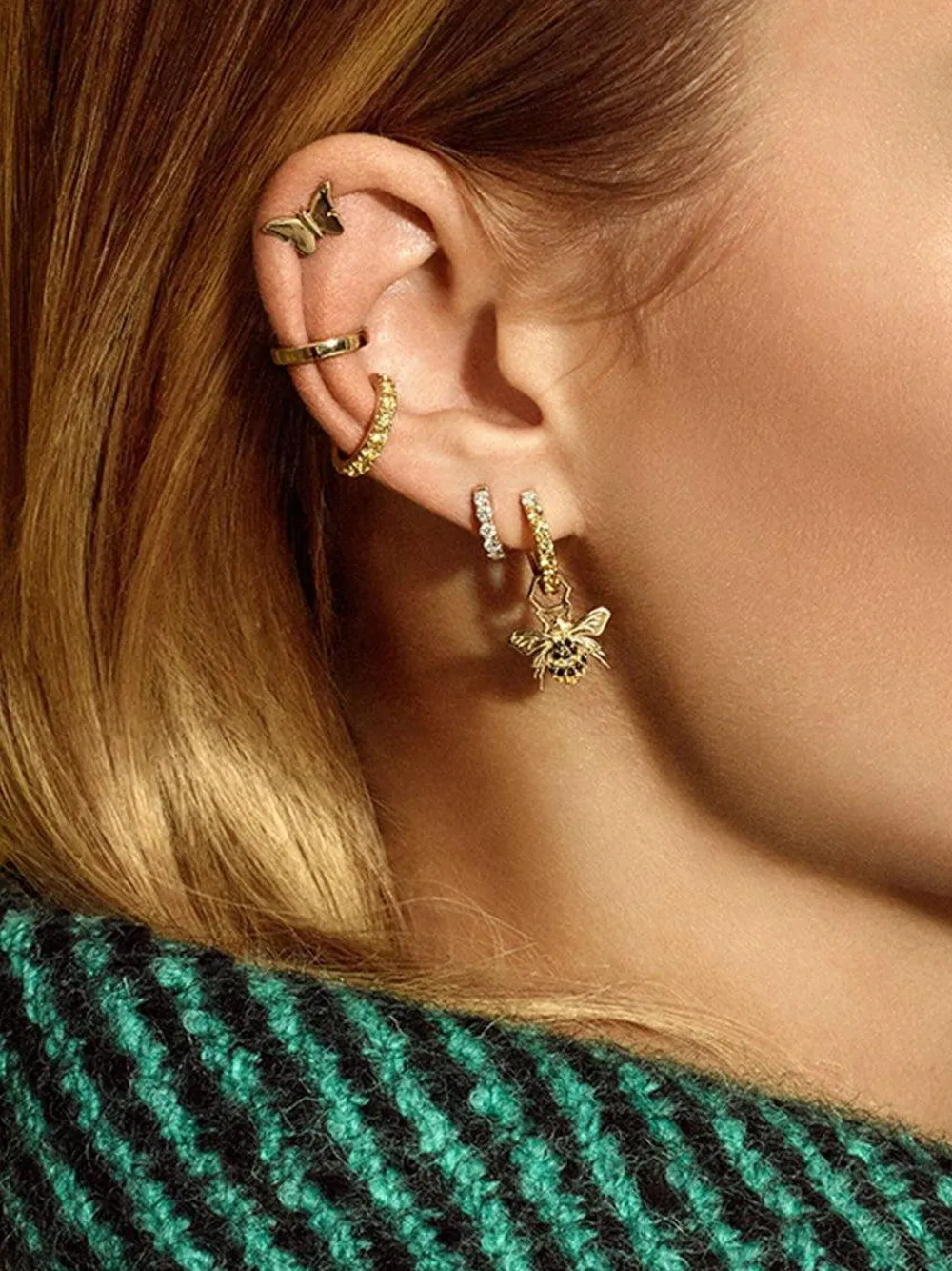 ROBINSON PELHAM arracadas en oro amarillo de 14kt | Joyas de lujo | Image 2