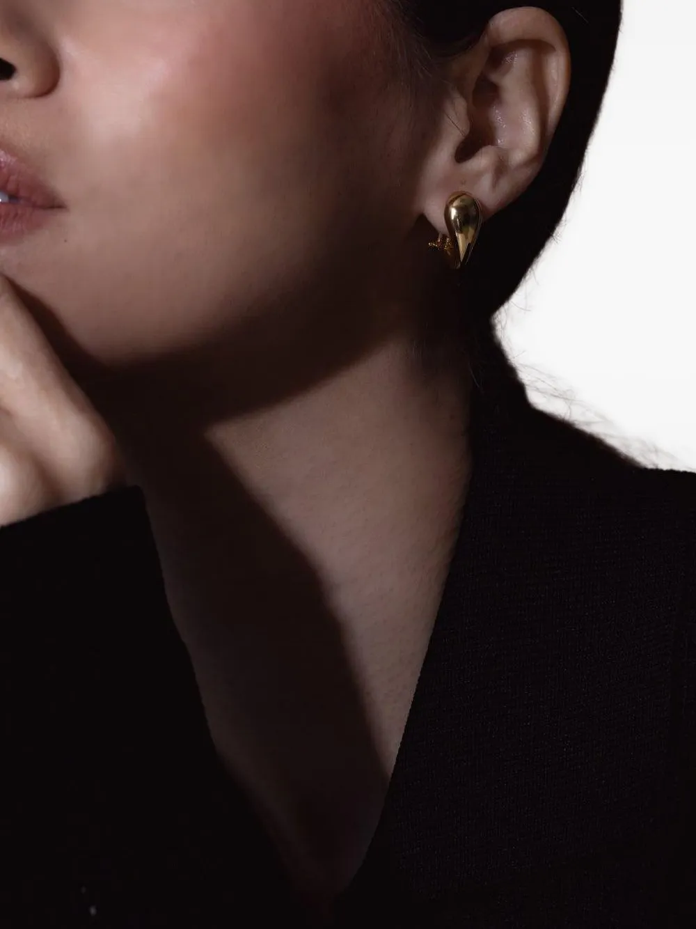 Sidney Garber 18k Yellow Gold Door Knocker Earrings In Multi
