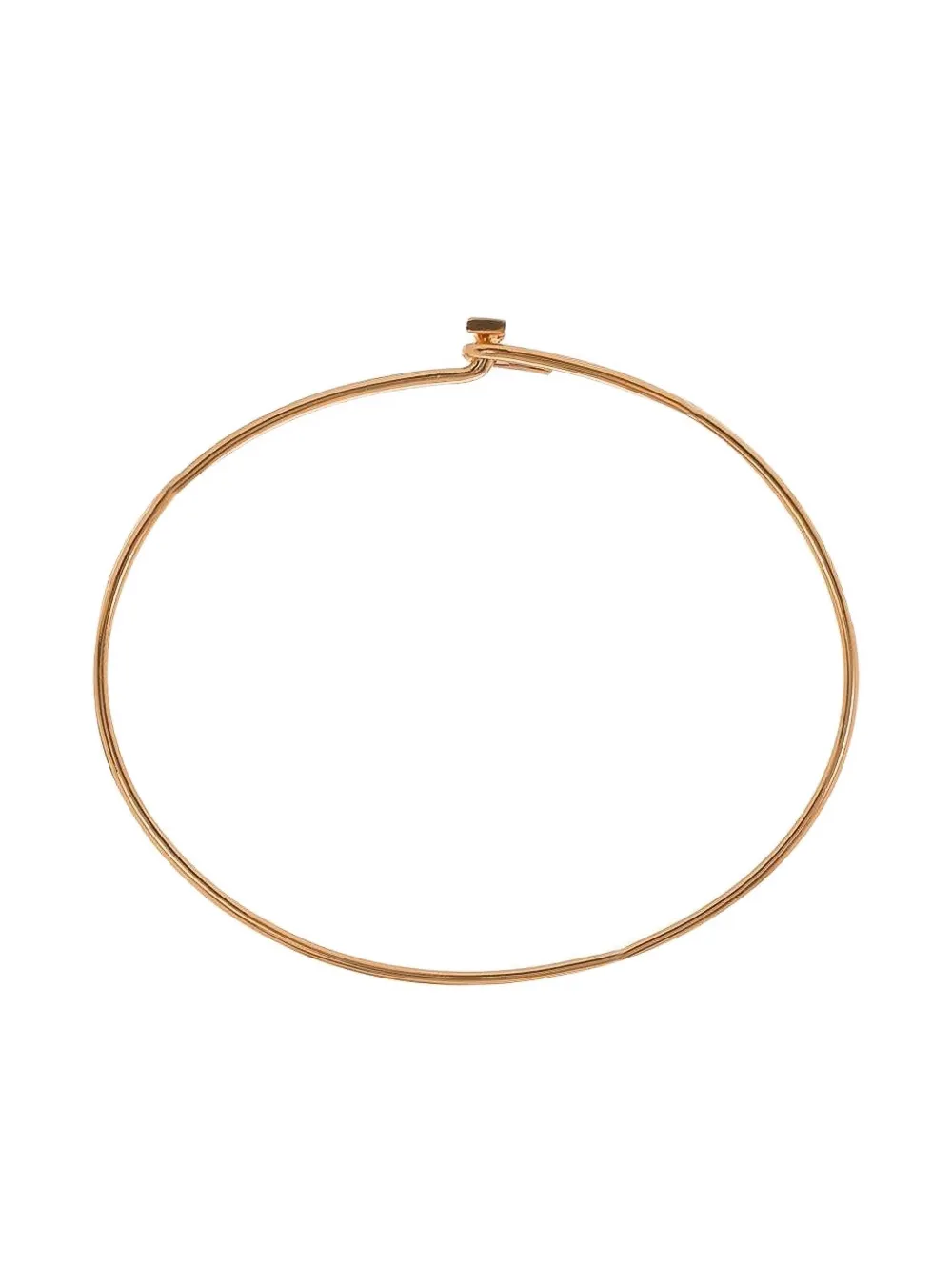 Dezso Bracciale Classic Wave Wire in oro rosa 18 carati