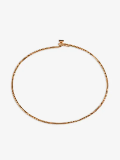 Dezso Classic Wave Wire armbånd i 18 karat rødguld