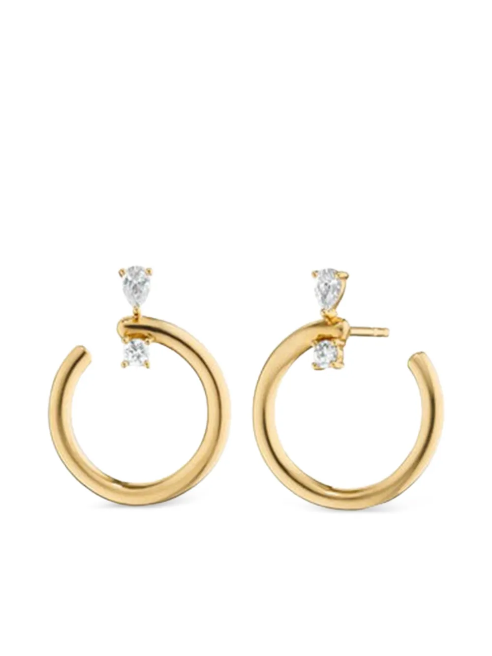 MONICA RICH KOSANN Orecchini in oro giallo 18 carati con diamanti