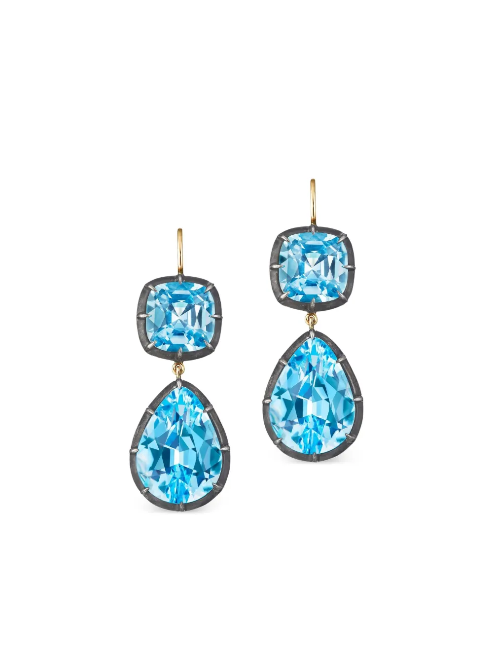 FRED LEIGHTON Double Drop earrings | Blue | Image 1