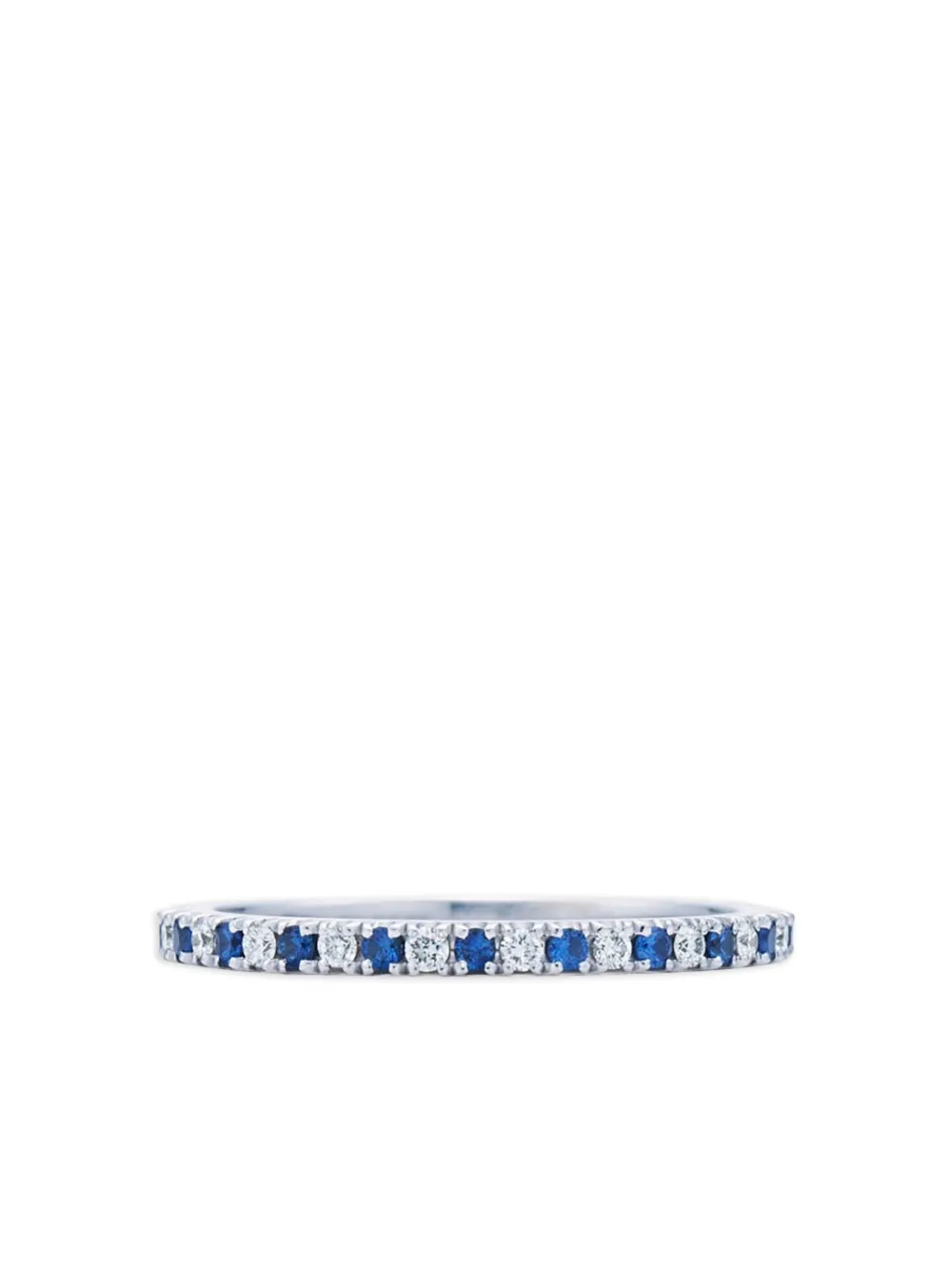 KWIAT Anello in oro bianco 18 carati con zaffiri - Argento