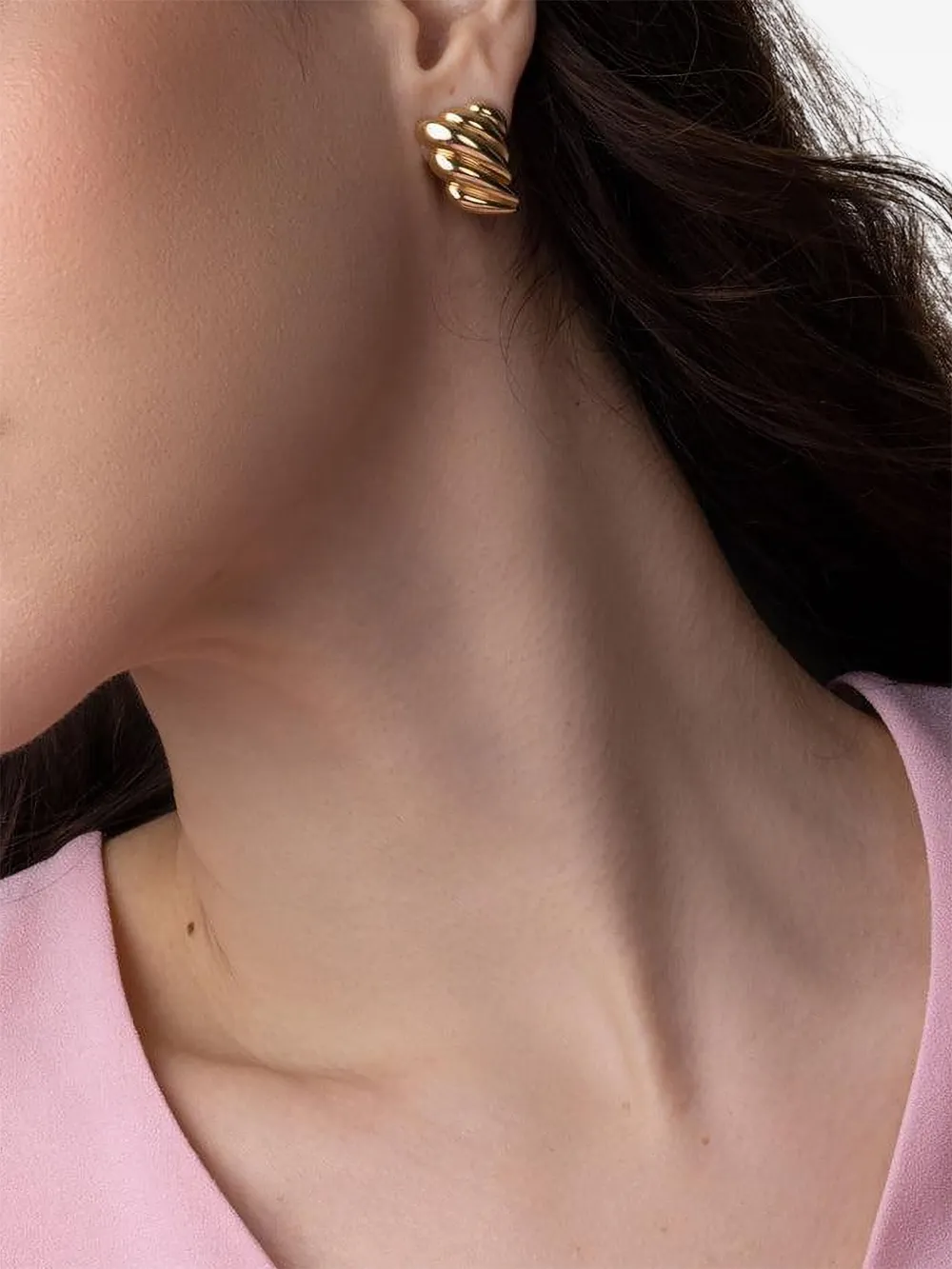 Anita Ko 18k Yellow Gold Croissant Earrings In Gold
