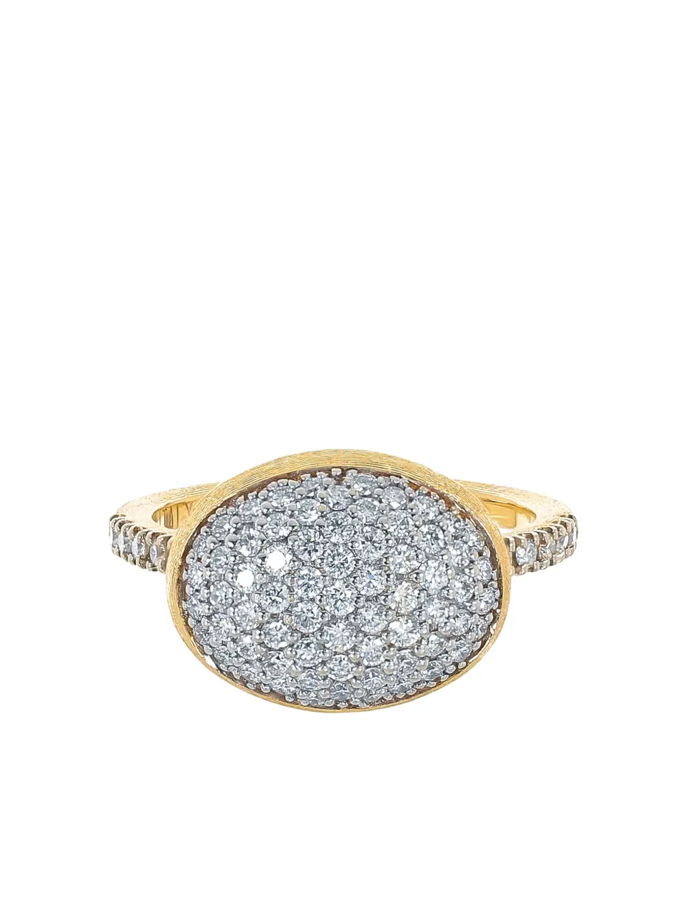 NANIS Anello Bubble in oro giallo 18 carati con diamanti