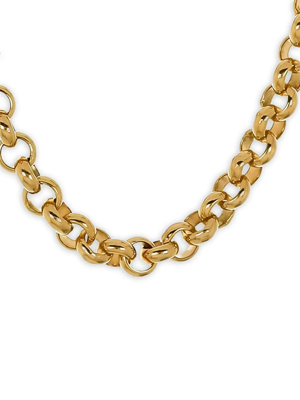 4.0mm 14k Yellow Gold Rolo Chain